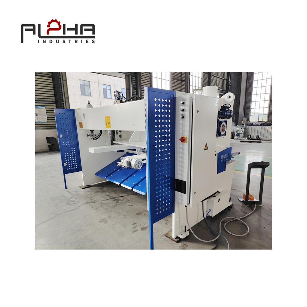Máquina cizalla hidráulica de bajo mantenimiento para fábricas en Colombia